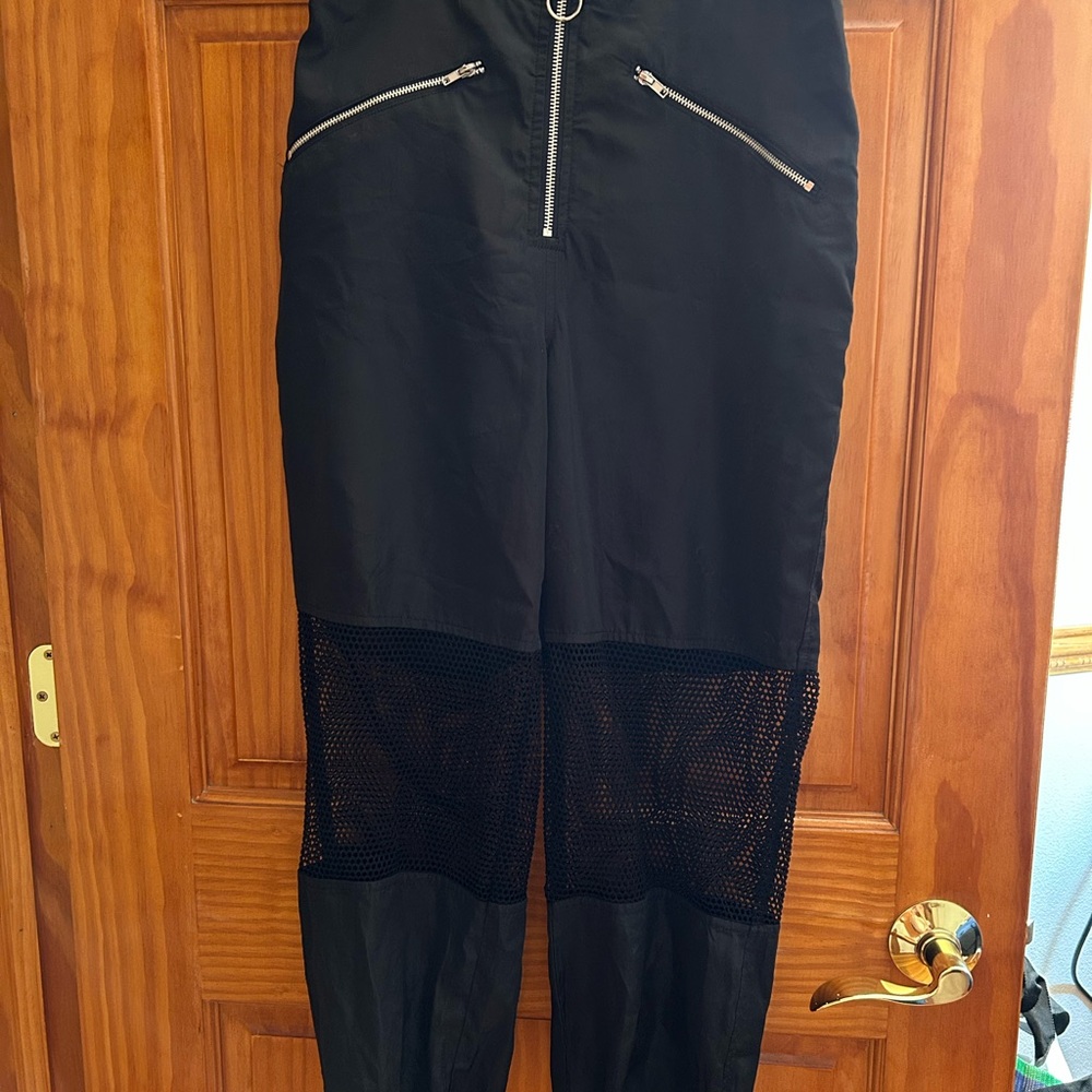 Wild Fable Black Pants with Zipper Details